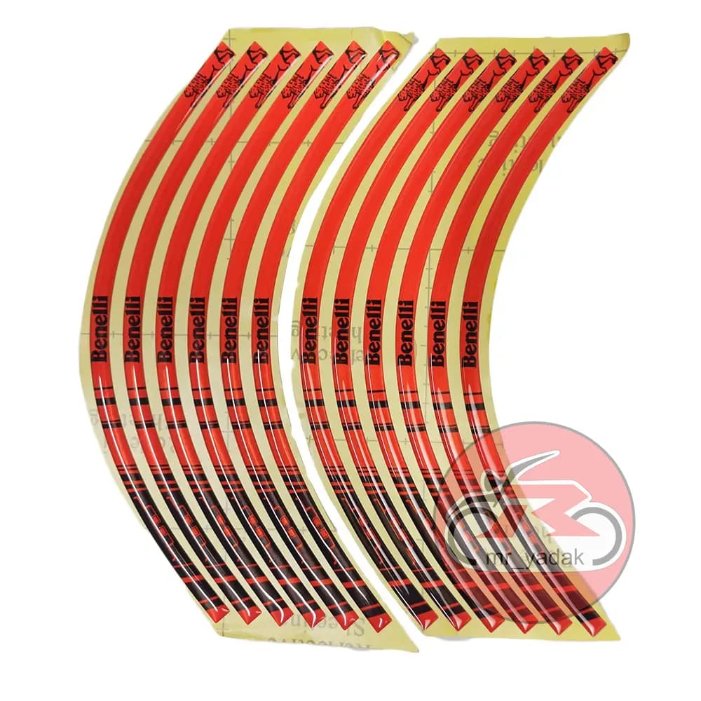 برچسب دور رینگ ژله ای موتورسیکلت بنلی