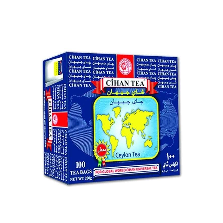 چای کیسه ای عطری جیهان بسته 100 عددی