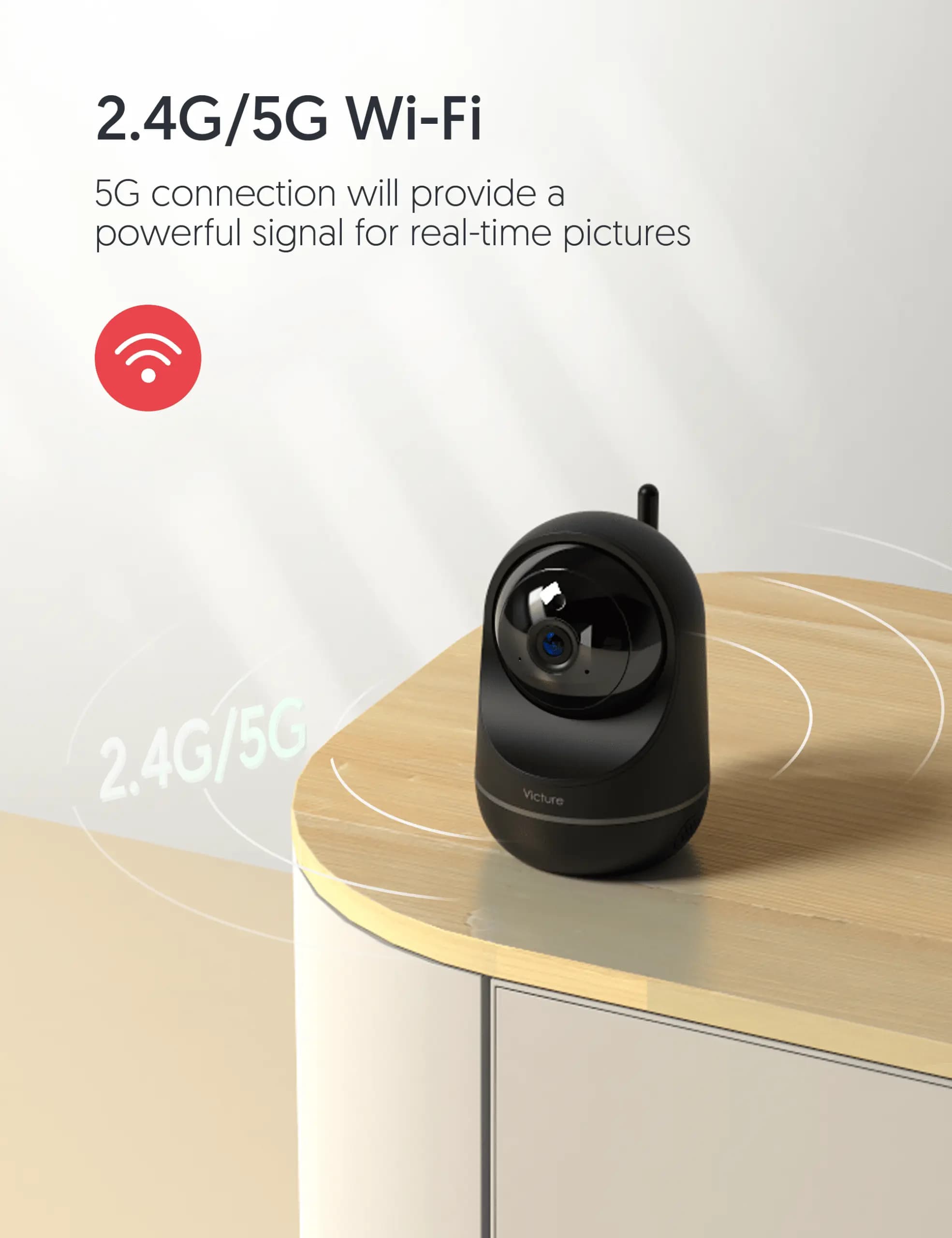 دوربین کنترل کودک ویکتور Victure مدل PC650 — تصویر ۲