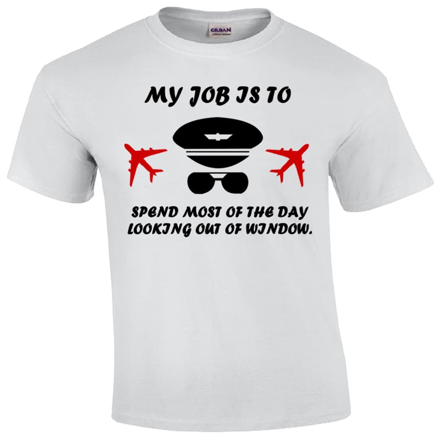 تیشرت خلبانی مدل My job is to