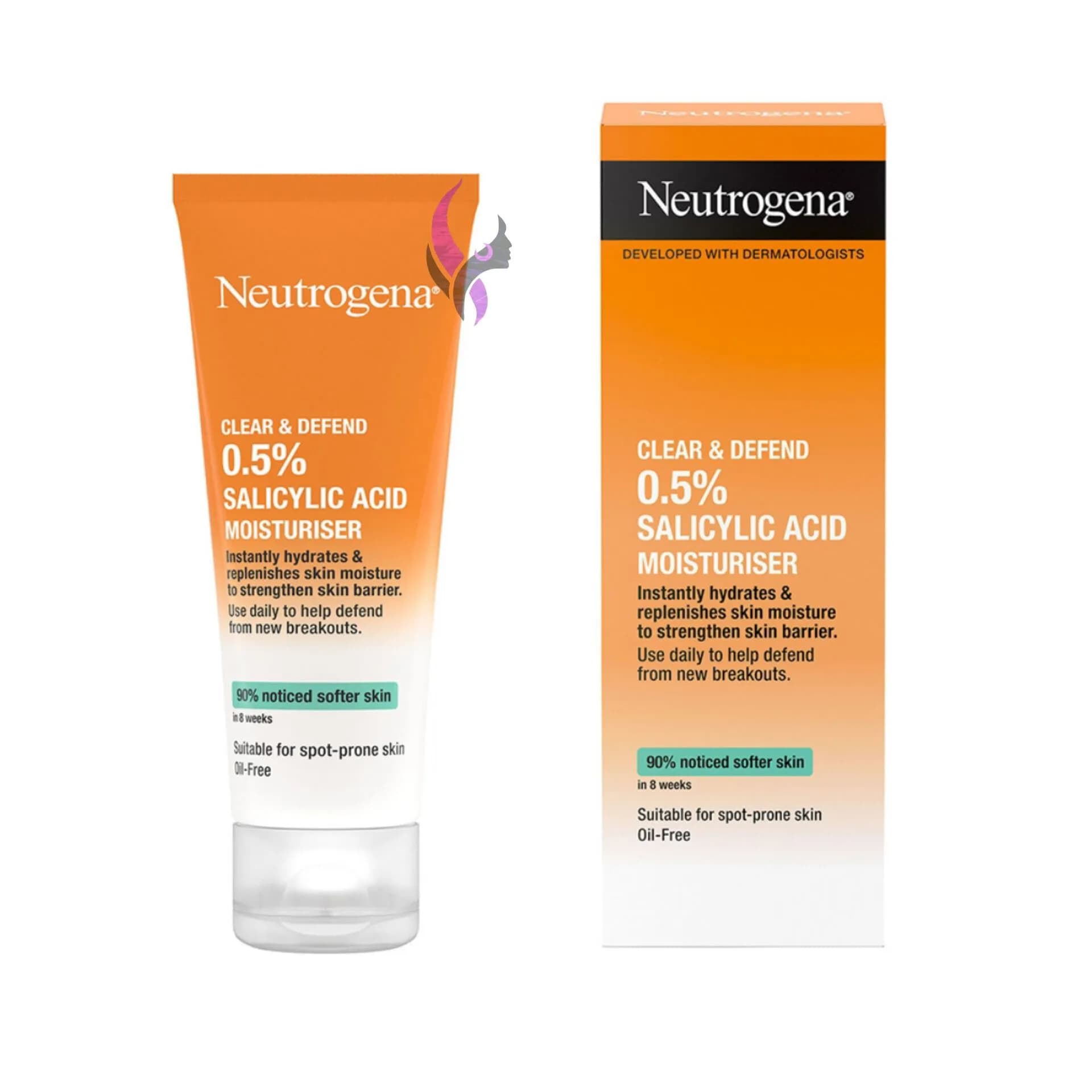 کرم مرطوب کننده ضد جوش نوتروژینا حاوی سالسیلیک اسید Neutrogena anti-acne