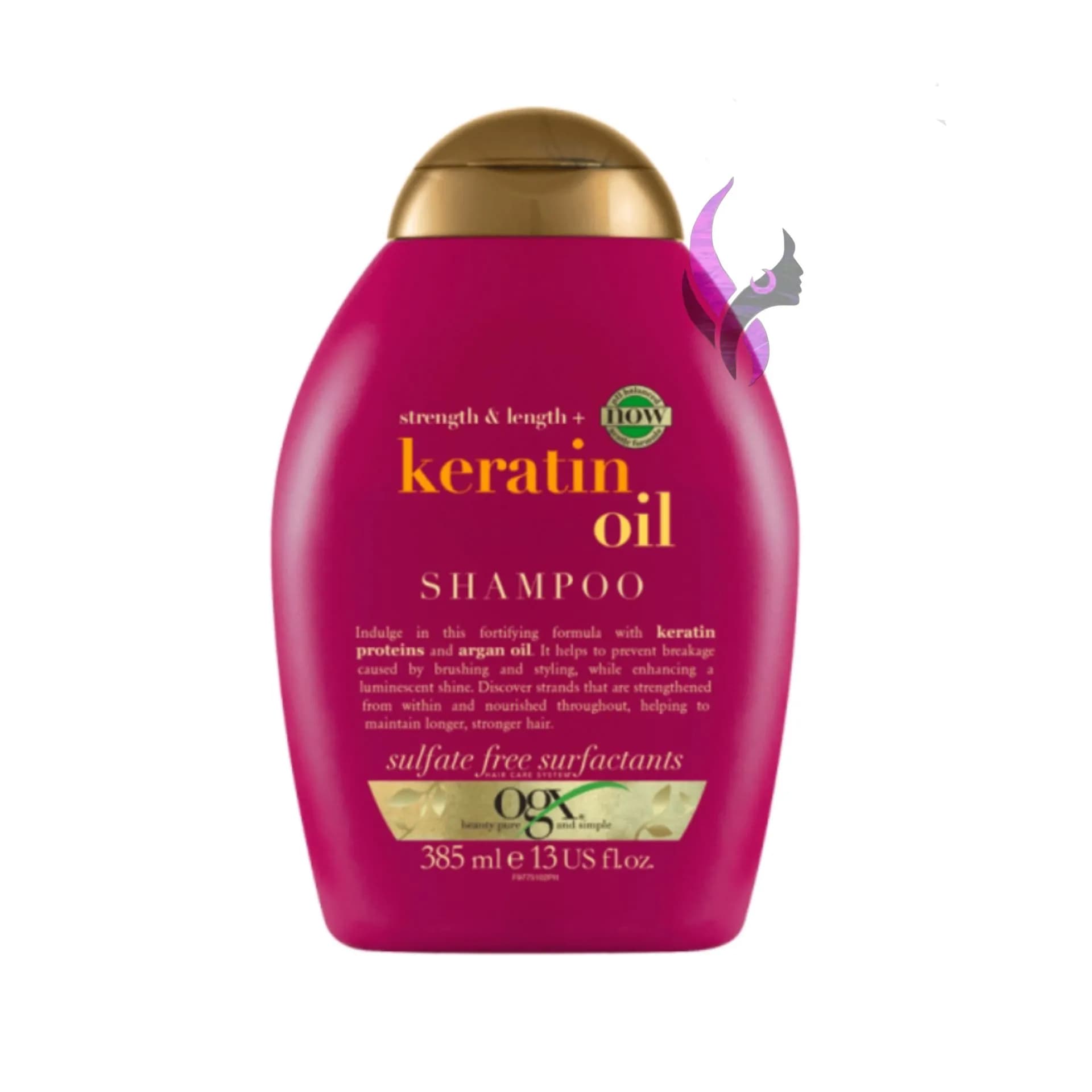 شامپو کراتینه ضد شکنندگی مو او جی ایکس Ogx Keratin Oil حجم 385 میل