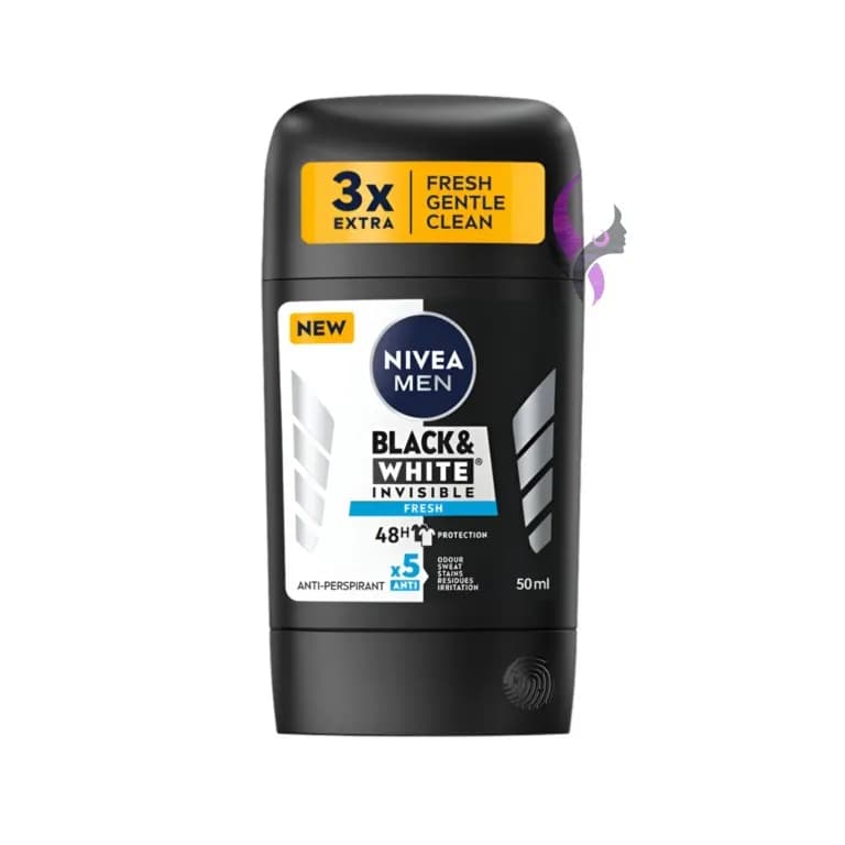 مام صابونی مردانه نیوا مدل BLACK & WHITE FRESH حجم 50 میل