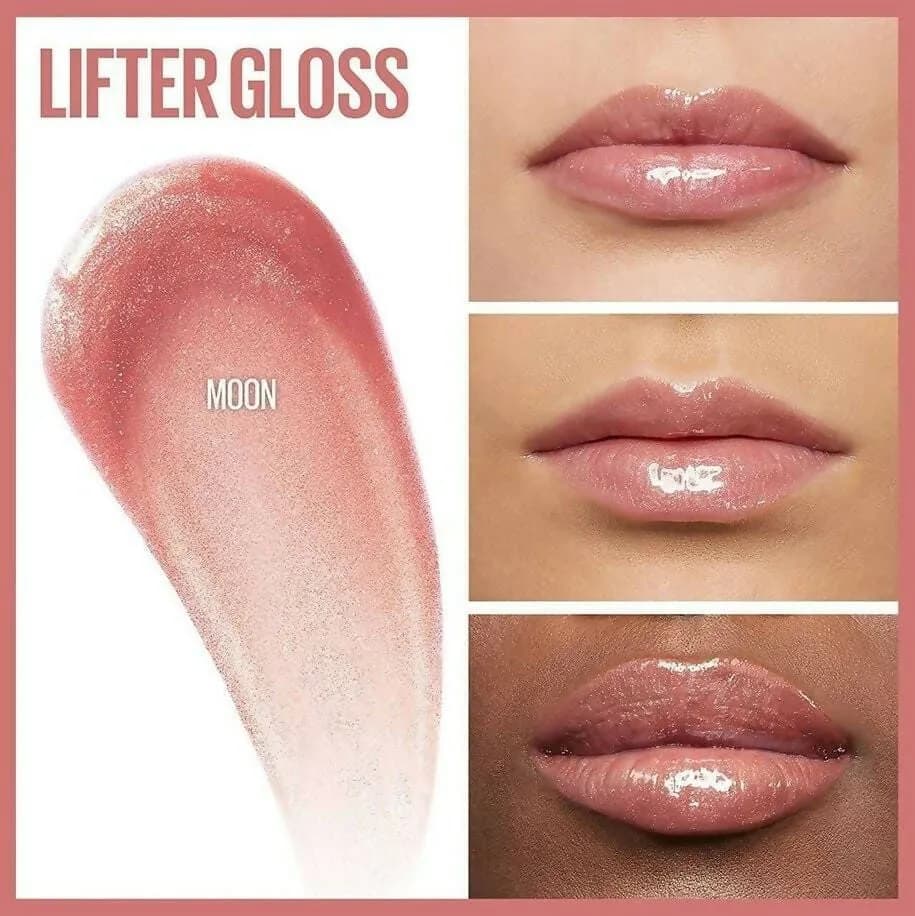 لیپ گلاس شاین مایع میبلین مدل LIFTER GLOSS رنگ MOON شماره 003 — تصویر ۲