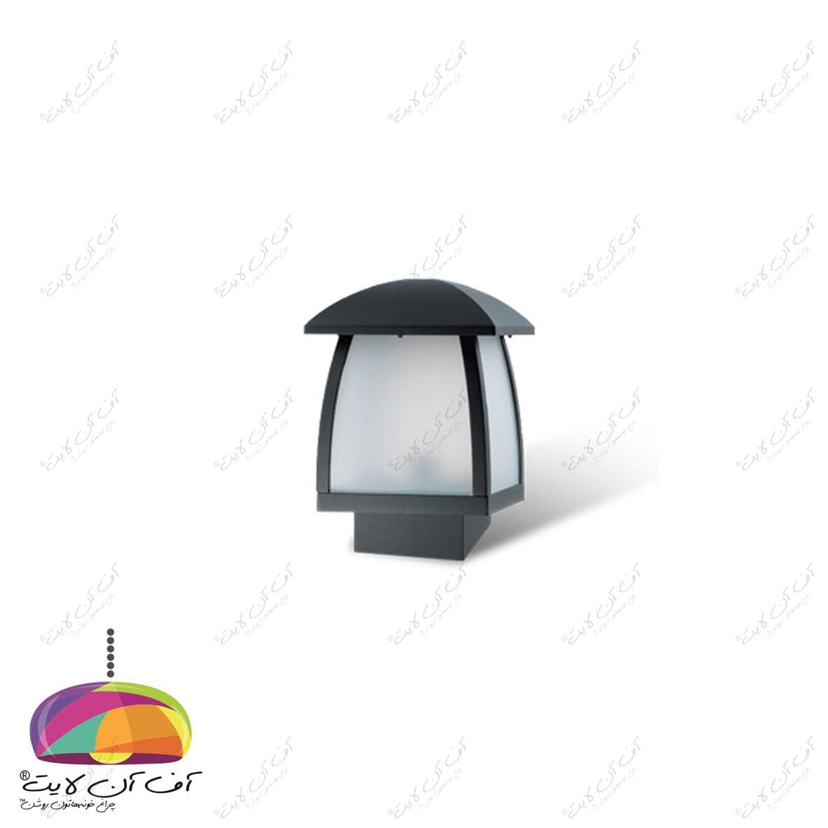 چراغ حیاطی پارکی 30 سانتی مدل کلاسیک شعاع الکتریک