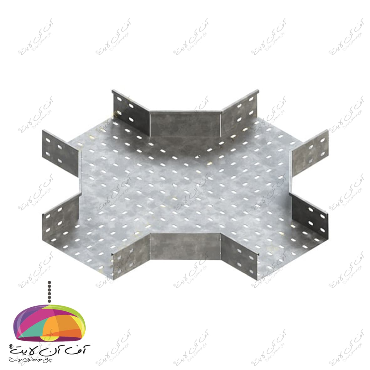 چهار راهی سینی کابل گالوانیزه عرض 20 سانت