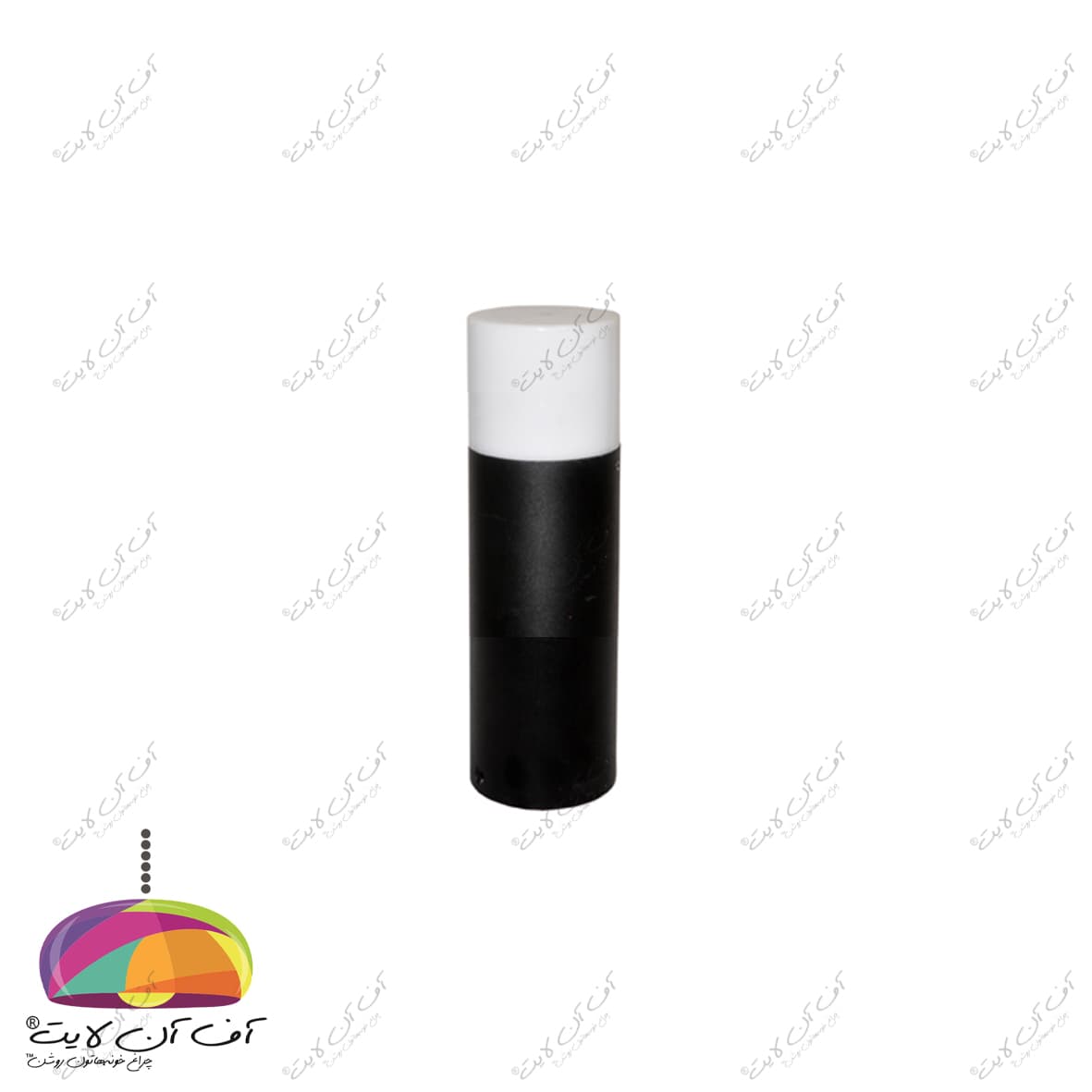 چراغ پارکی استوانه ای 30 سانتی زمرد نور