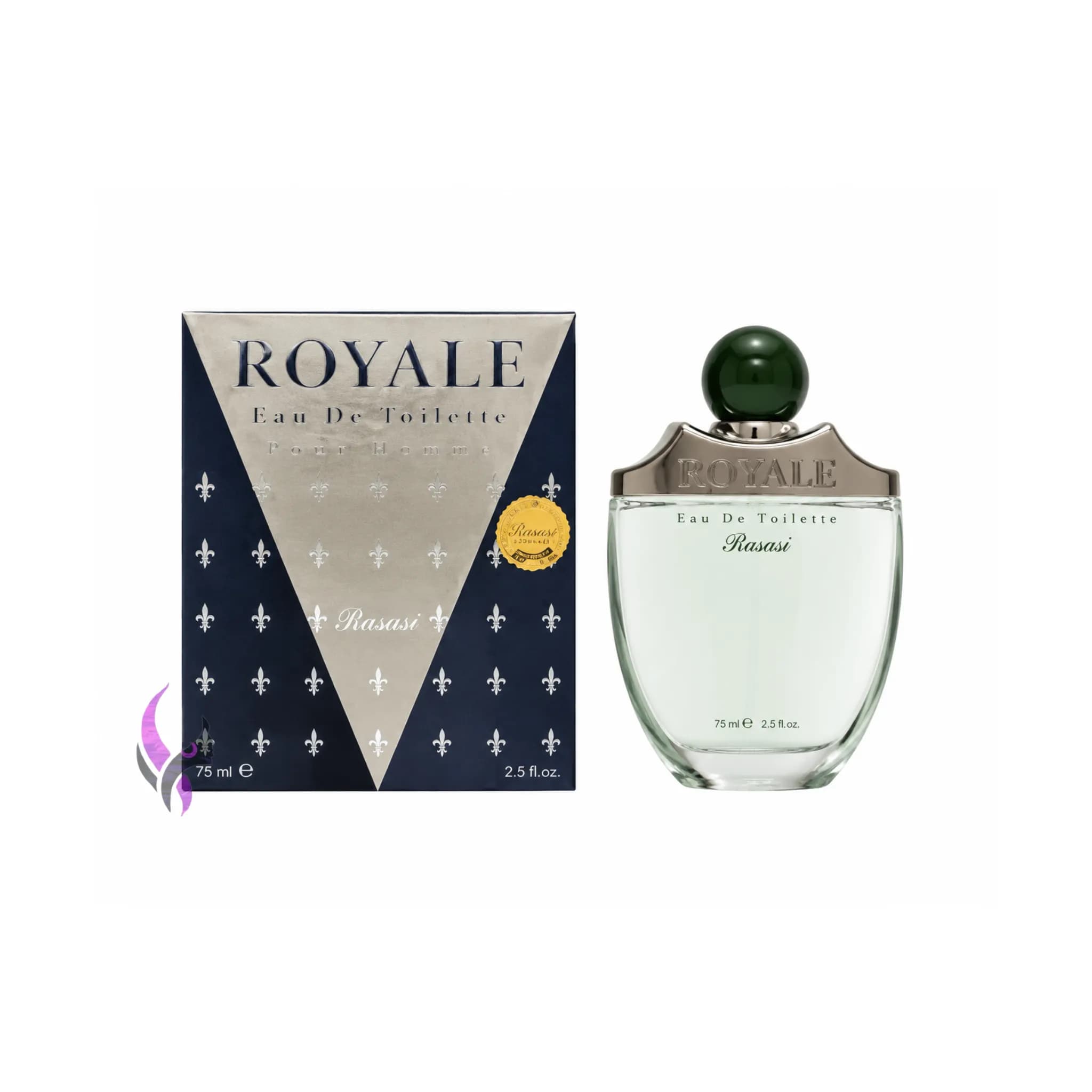عطر ادکلن رساسی رویال سبز مردانه Rasasi Royale for men