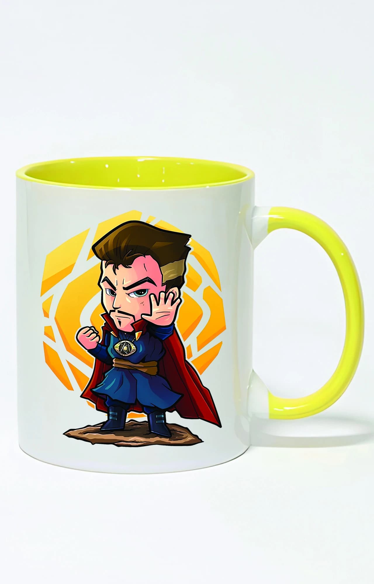 ماگ دسته و داخل رنگی طرح دکتر استرنج Doctor Strange کد 3540