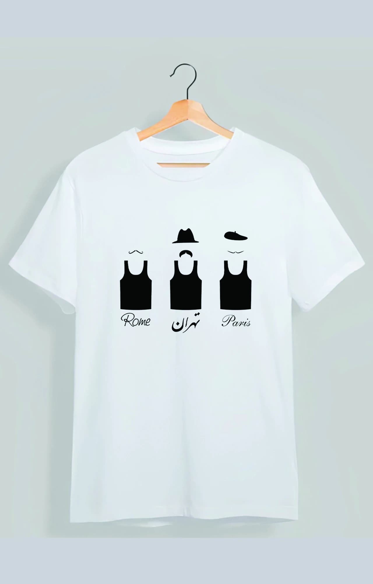 تیشرت اسپان طرح تهران کد 0043