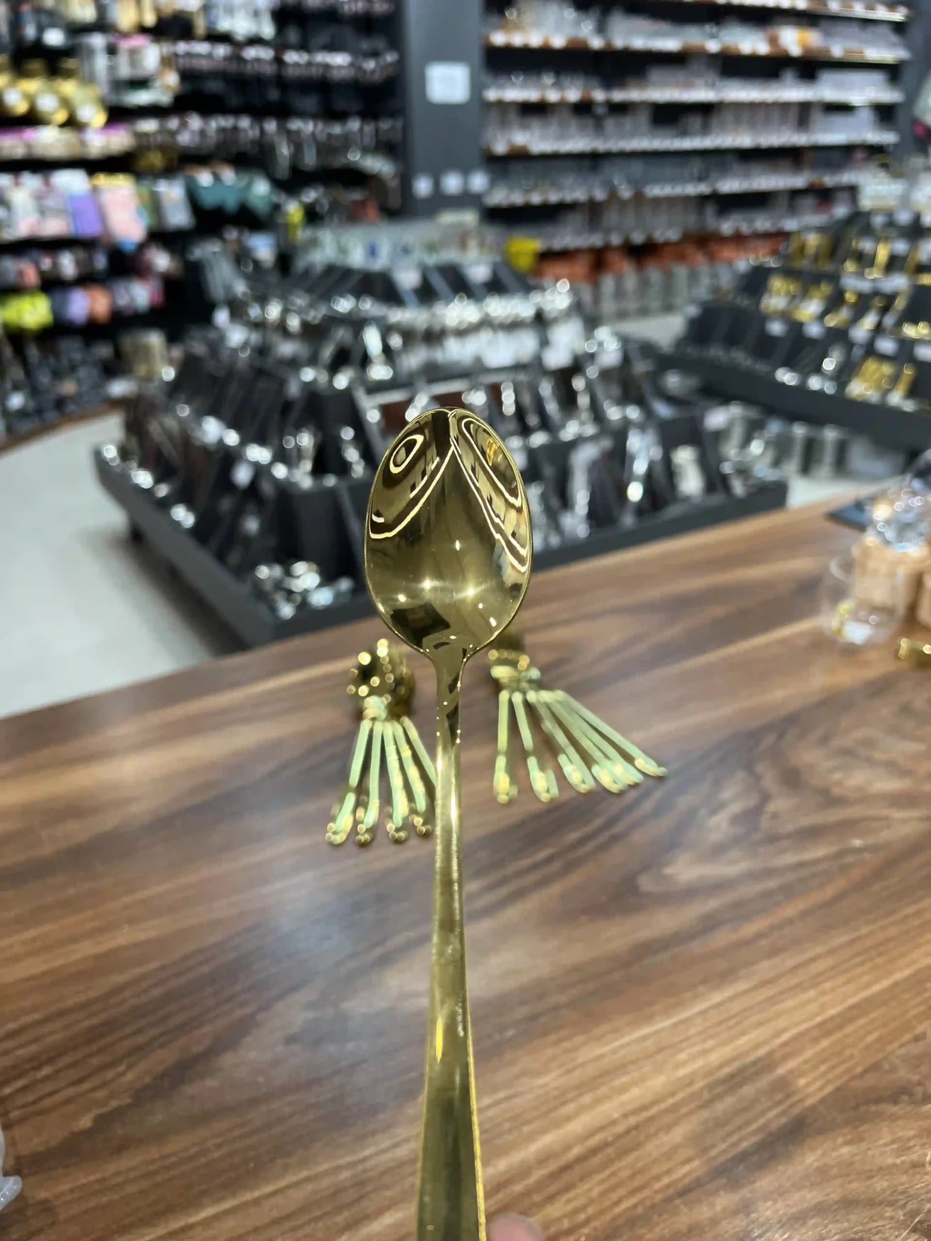 قاشق و چنگال یونیک 2401 GOLD — تصویر ۴