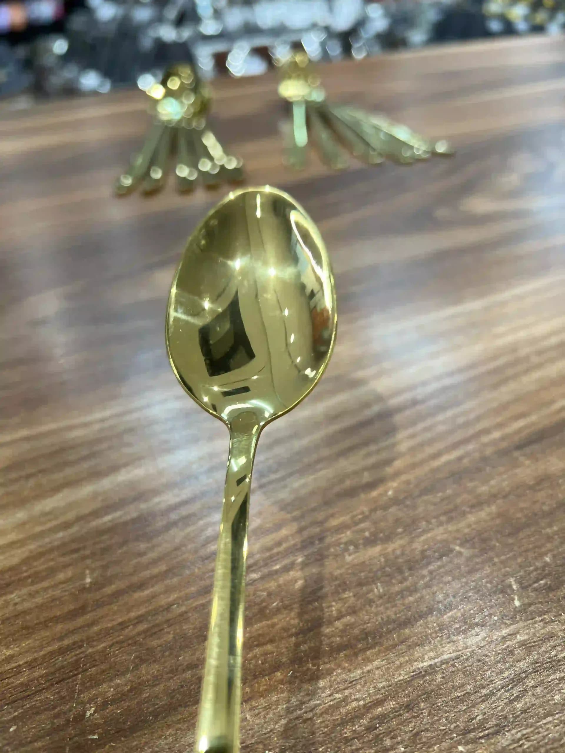 قاشق و چنگال یونیک 2401 GOLD — تصویر ۸