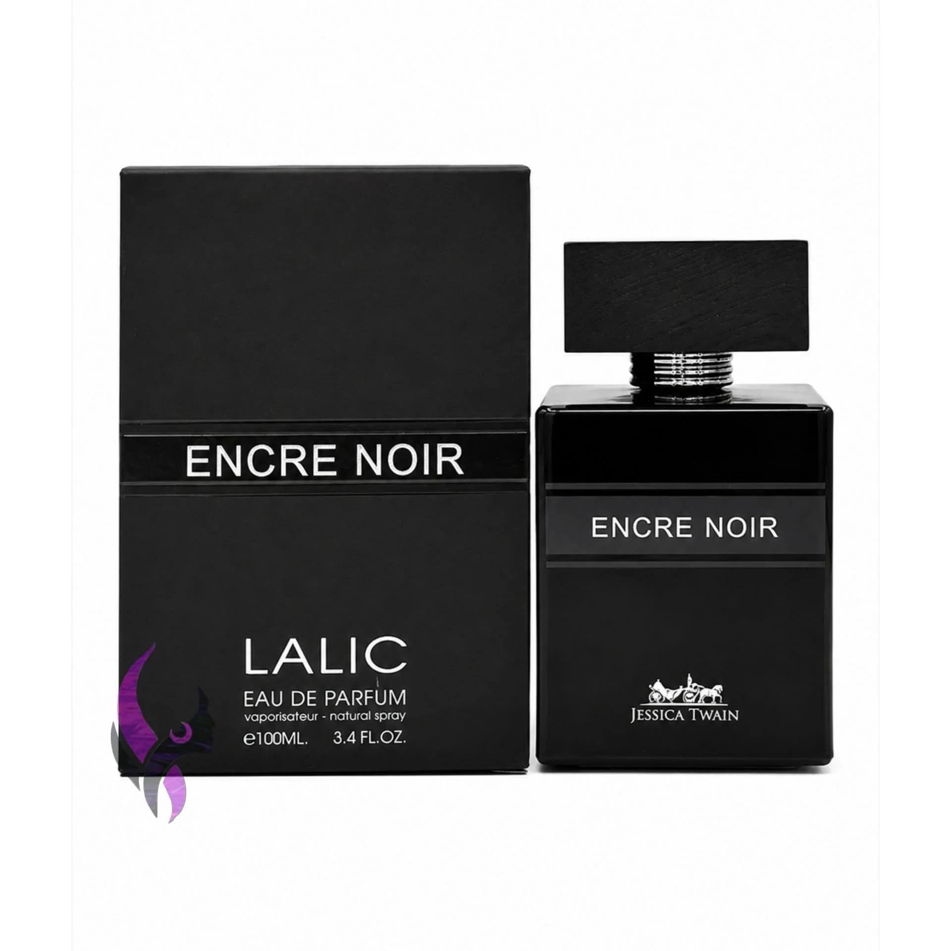 ادکلن جسیکا توین مدل لالیک انکر نویر رایحه لالیک مشکی ENCRE NOIR