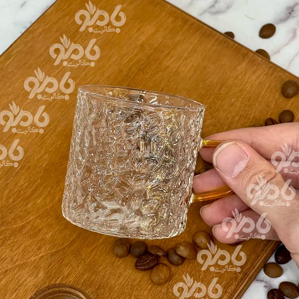 شات پیرکس برفی دسته رنگی استوانه — تصویر ۲
