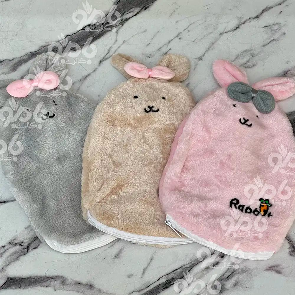 کیسه آبگرم پولیشی عروسکی خرگوش بیضی 12740 — تصویر ۲