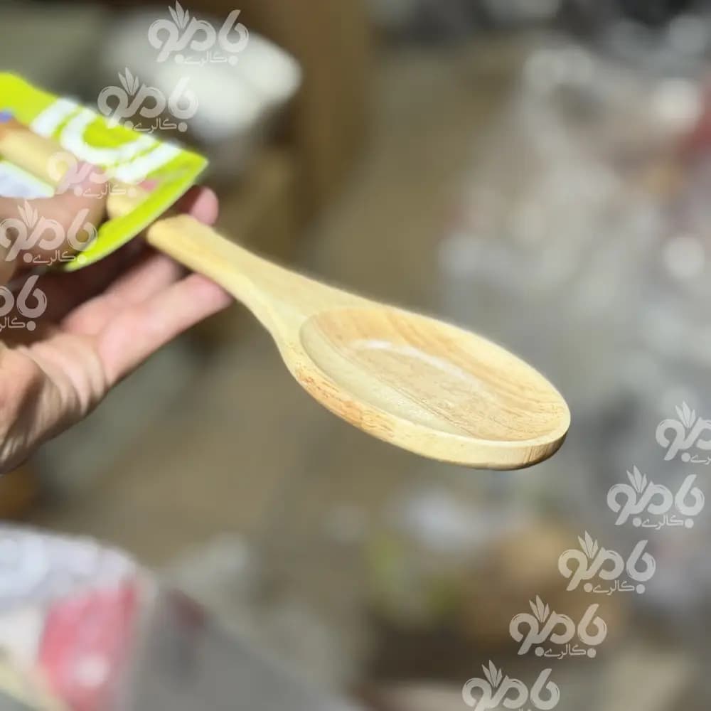 کفگیر چوبی رابر کلاسیک sp06 — تصویر ۲