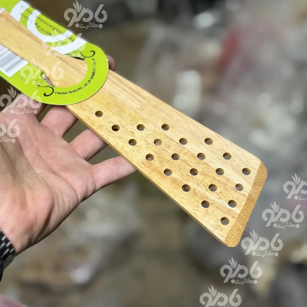 کفگیر چوبی رابر کلاسیک Sp13 — تصویر ۲