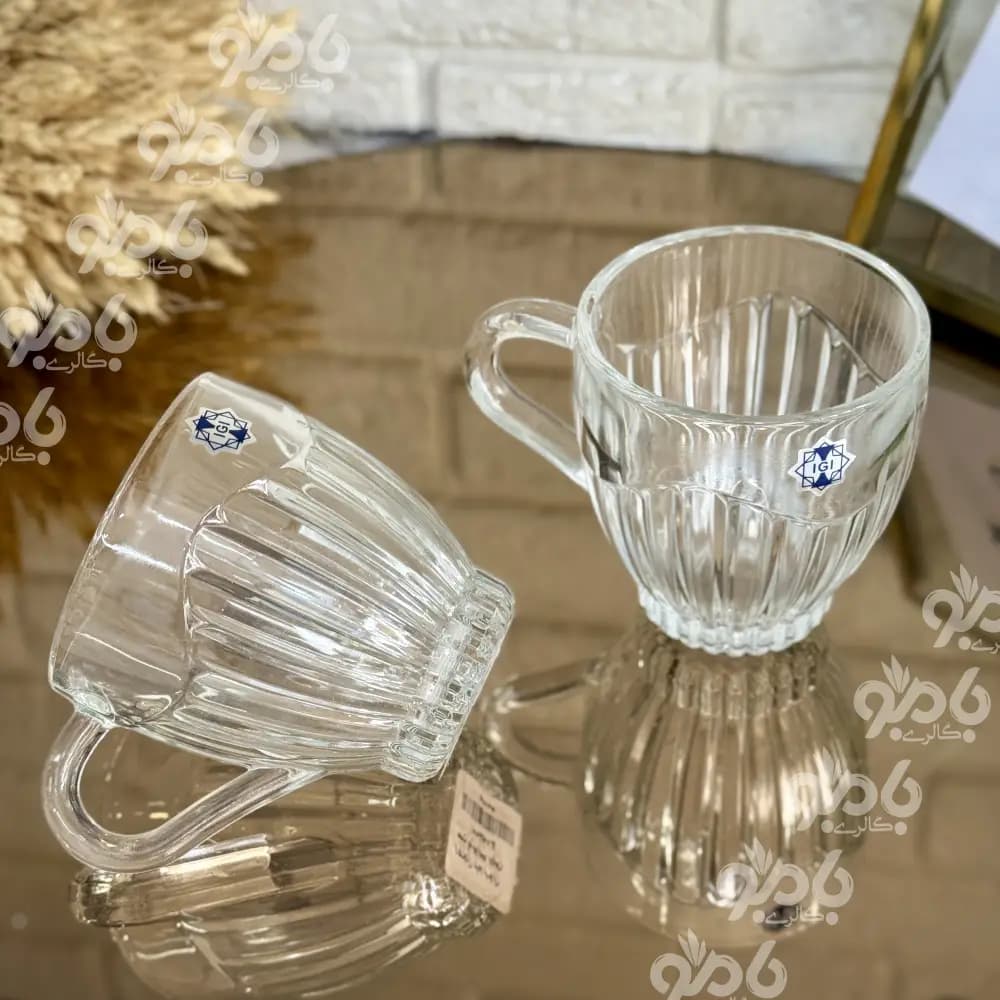 فنجان 6عددی شیشه ای برلین
