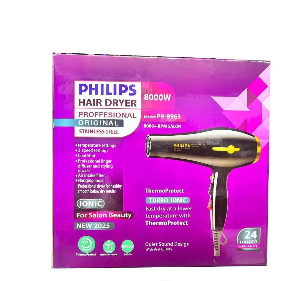 سشوار حرفه ای فیلیپس PHILIPS مدل PH-8963