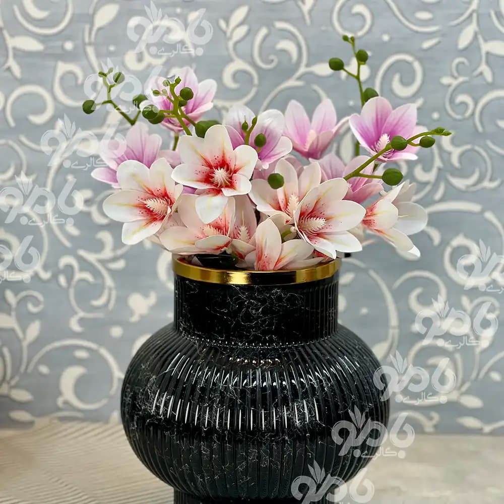 گل مصنوعی بوته ای ارکیده 00096