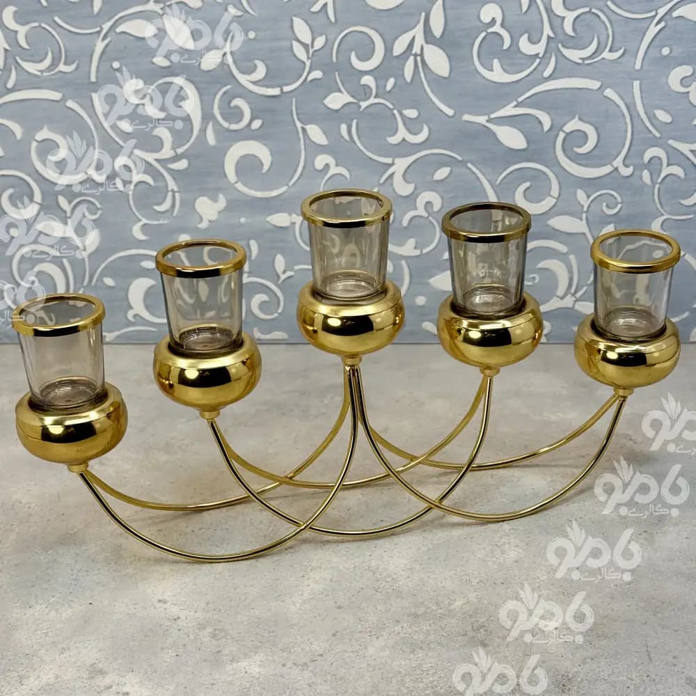 جاشمعی 5شعله لب فلزی 160/15