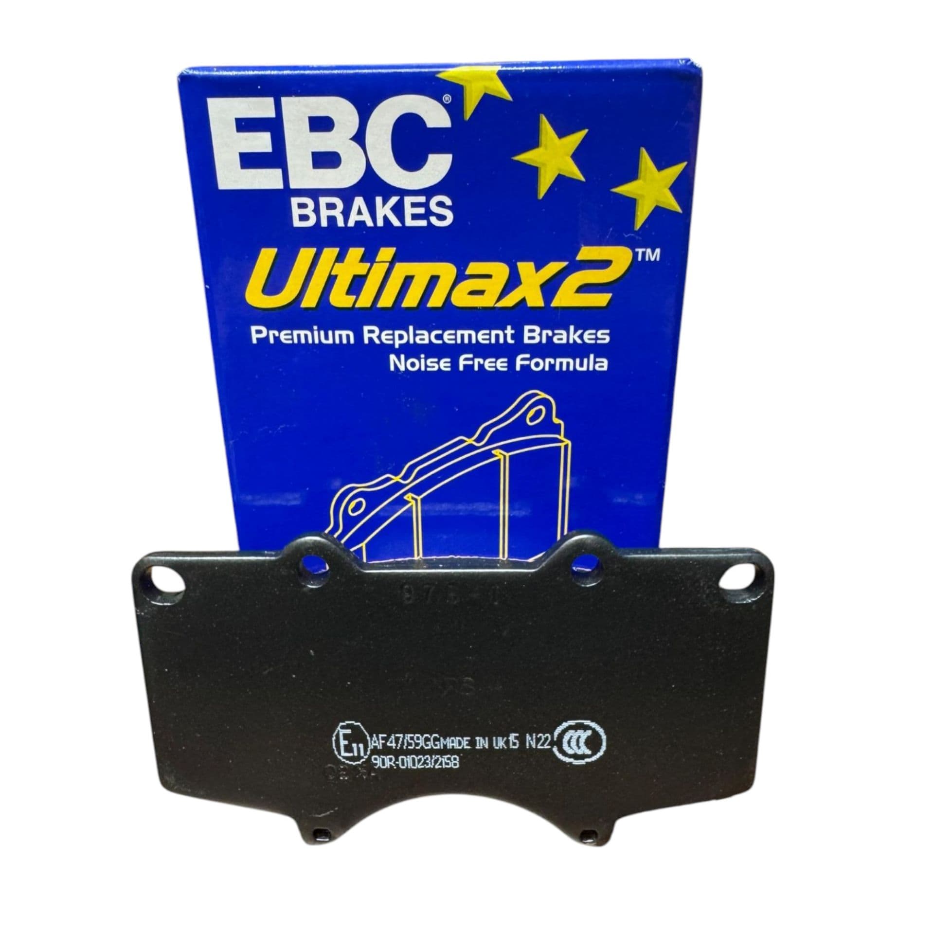 لنت ترمز جلو کی ام سی تی 8 (KMC T8) برند EBC انگلیس سری Ultimax — تصویر ۳