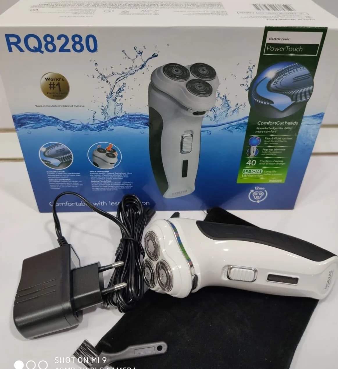 ریش تراش فیلیپس مدل RQ8280 | سه تیغ چرخشی، اصلاحی نرم و دقیق — تصویر ۴