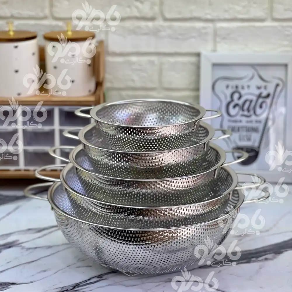 ست آبکش استیل پانچ سیلور