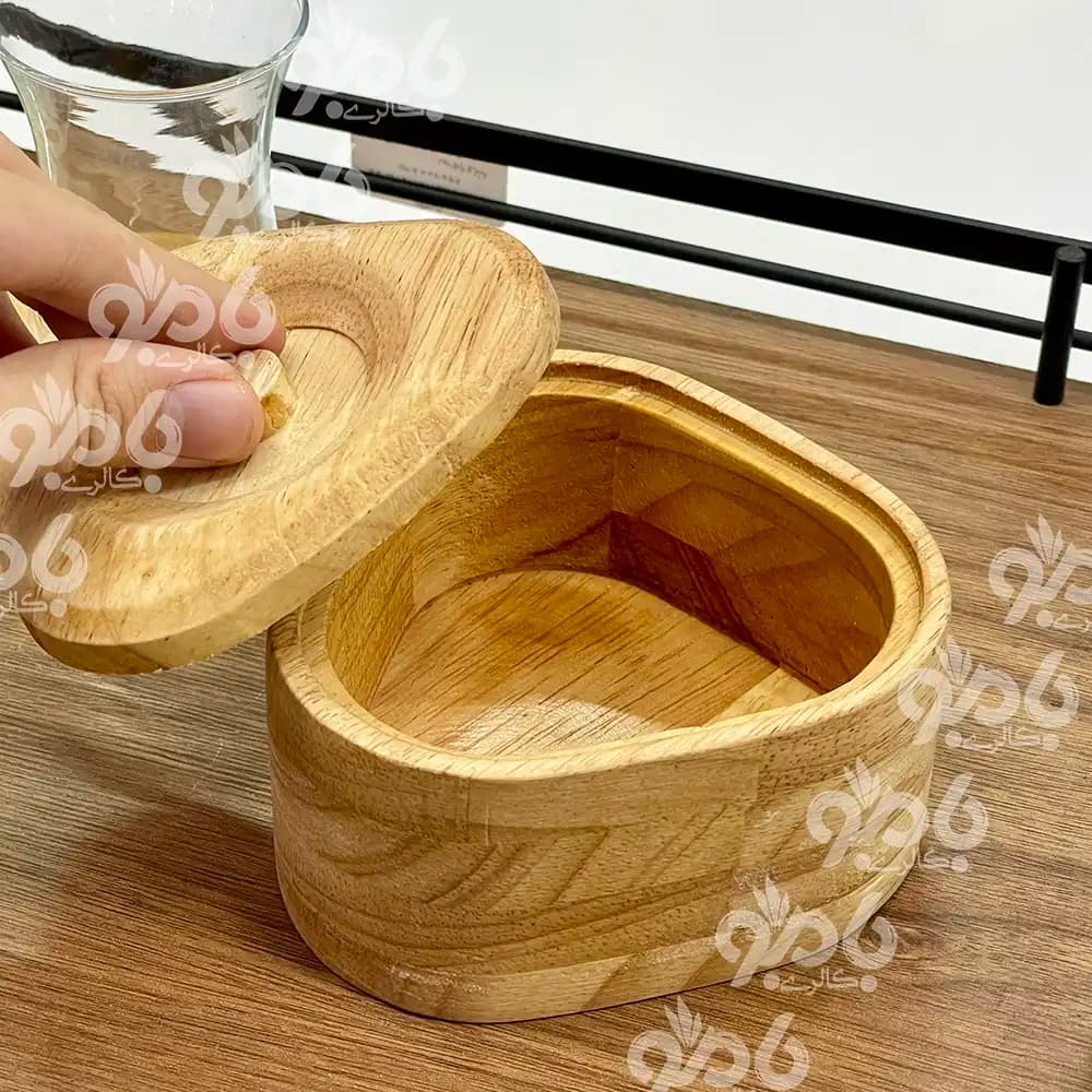 قندان چوبی رابر وود مثلث کد25 — تصویر ۲