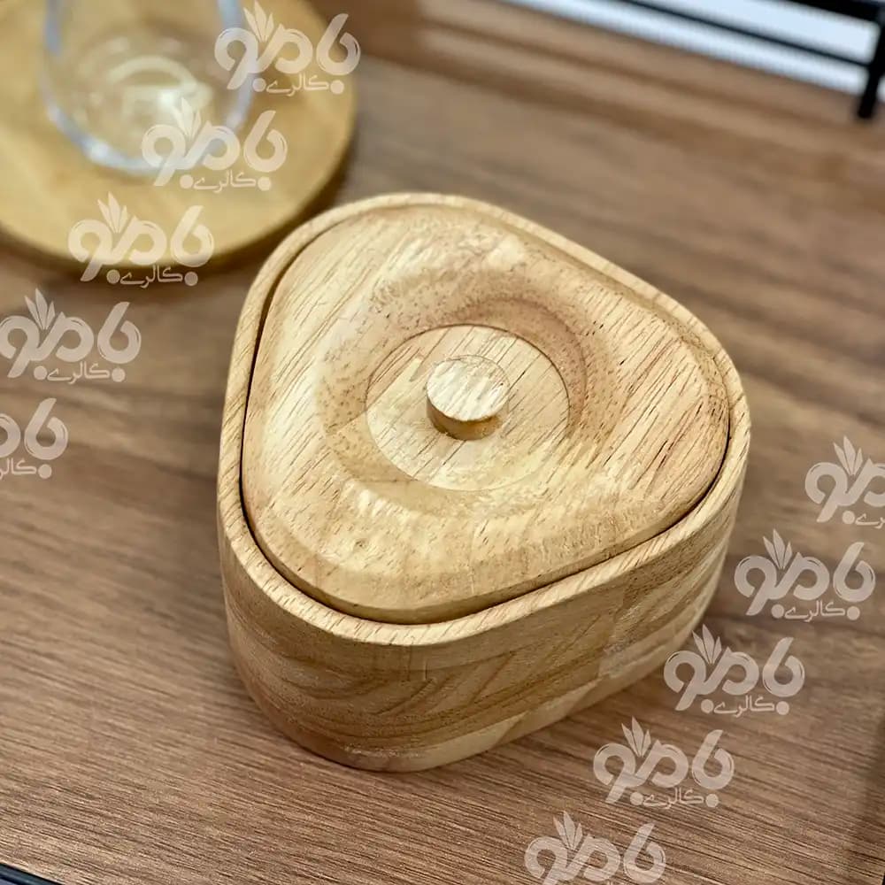 قندان چوبی رابر وود مثلث کد25