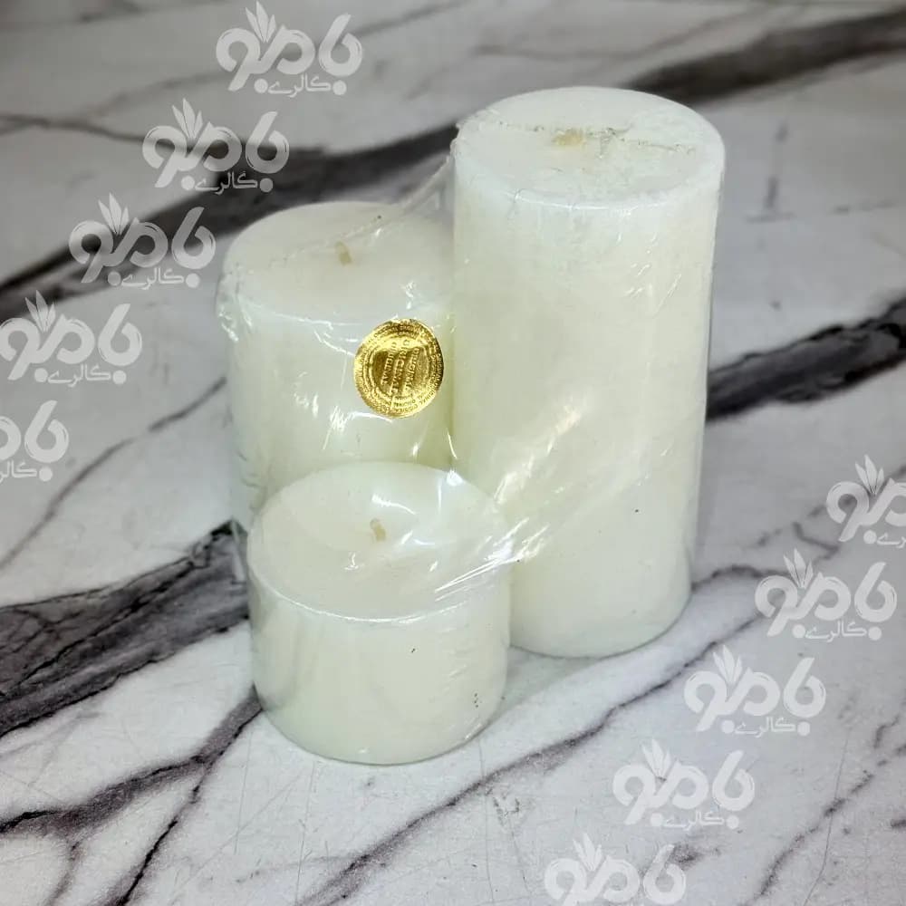 شمع استوانه سه سایز بلند قطر 5سانت