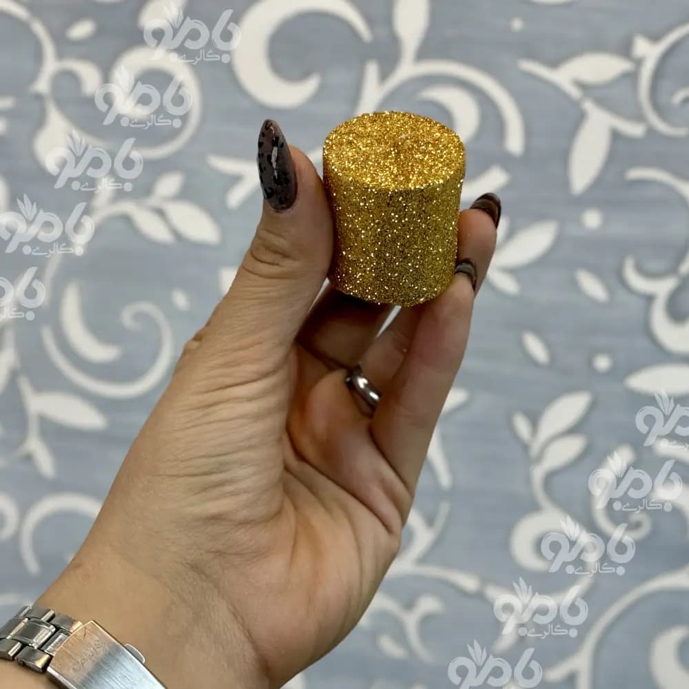 شمع استوانه 4 عددی اکلیلی کوچک — تصویر ۳