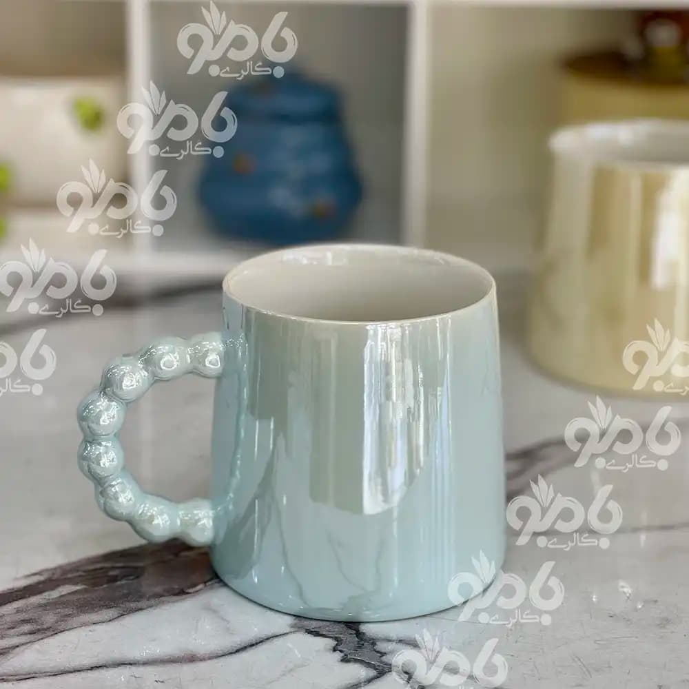 ماگ سرامیکی دسته مرواریدی هلوگرام — تصویر ۲