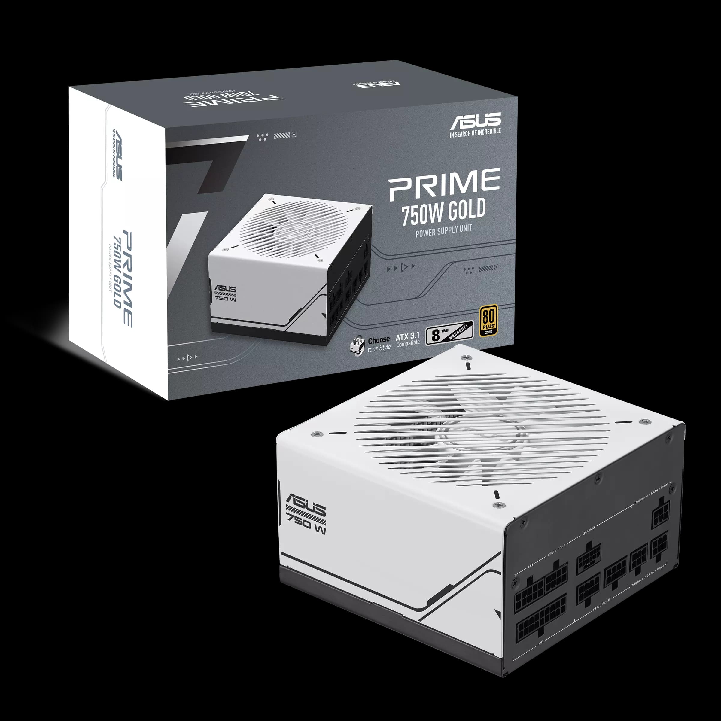 پاور ماژولار ایسوس مدل Prime 750W Gold