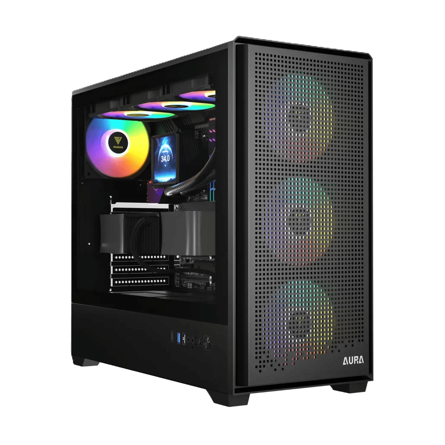 کیس گیمینگ گیم دیاس مدل AURA GC105 Mesh