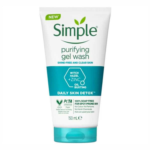 ژل شستشو صورت سیمپل مدل Purifying حجم 150 میل