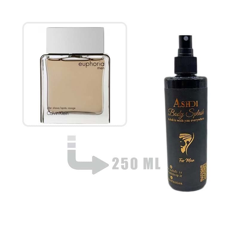 بادی اسپلش کالوین کلین ایفوریا مردانه (سی کی یوفوریا) 250 میل | Calvin Klein Euphoria for Men 250ml