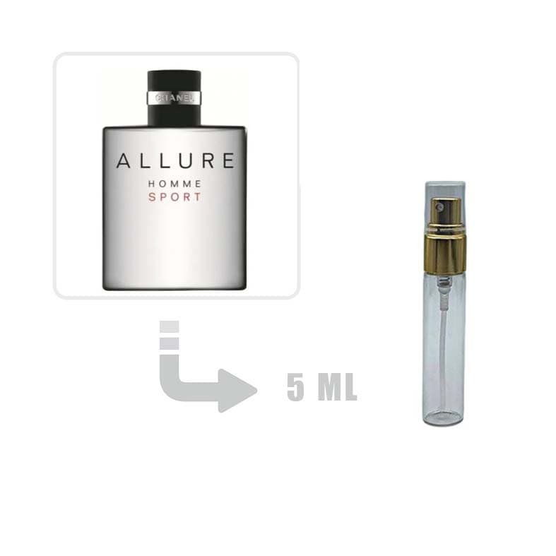 دکانت عطر ادکلن شنل الور هوم اسپرت مردانه 5 میل اصلی | Chanel Allure Homme Sport for Men 5ml