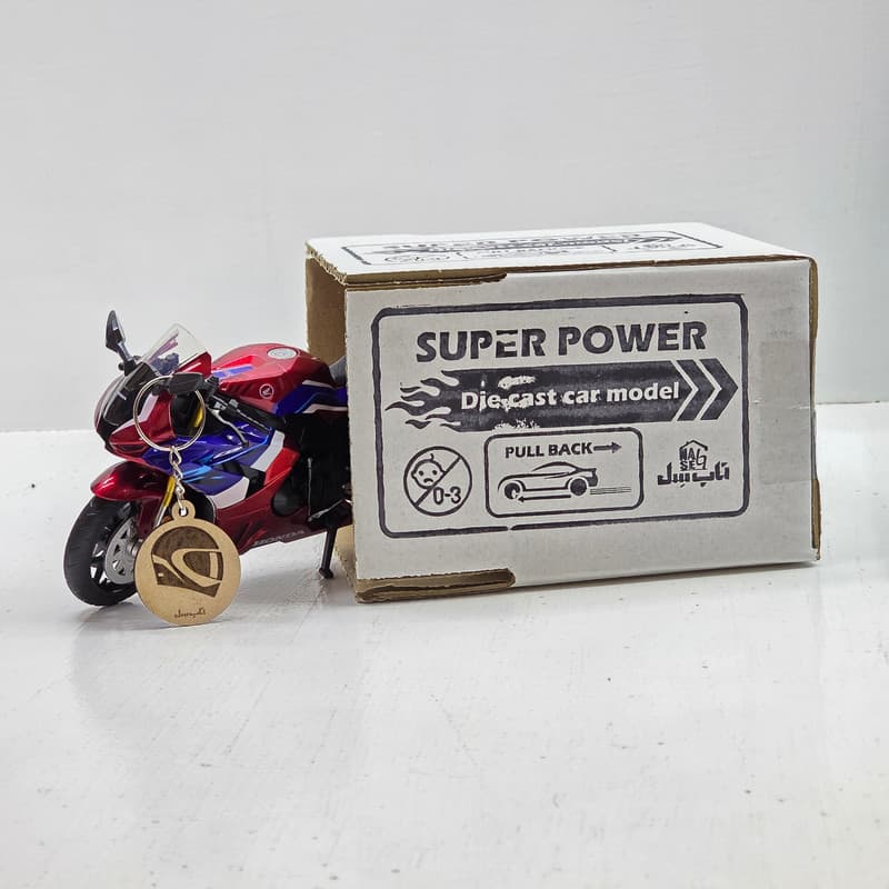 ماکت موتور ناب سل مدل هوندا HONDA CBR1000RR-R FIREBLADE SP به همراه جاسوییچی — تصویر ۳