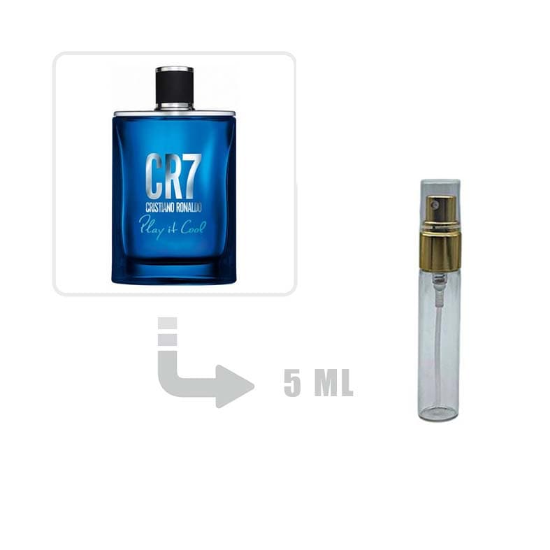 دکانت عطر ادکلن کریستین رونالدو مردانه (سی آر سون پلی ایت کول آبی) 5 میل اصلی | Cristiano Ronaldo CR7 Play It for Men 5ml