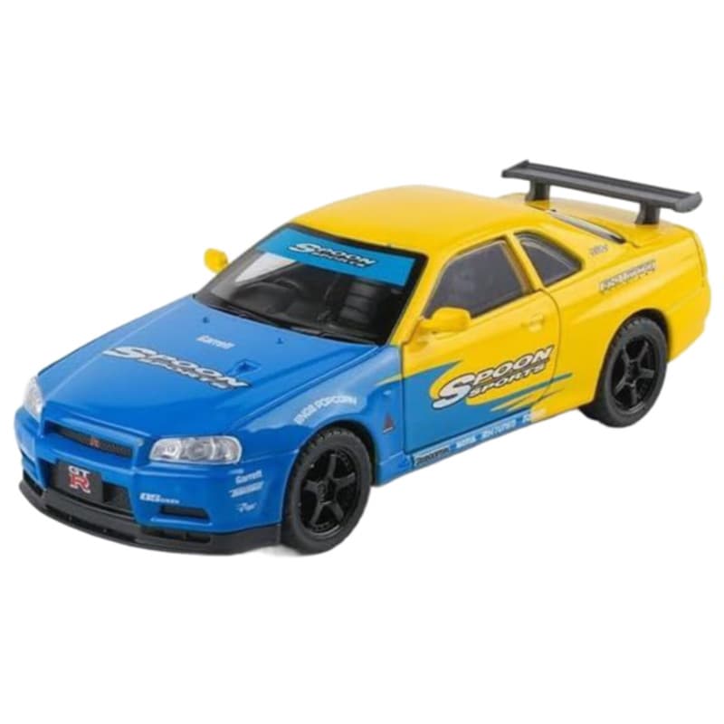 ماکت ماشین ناب سل مدل NISSAN SKYLINE GTR-R34 کد NAB002