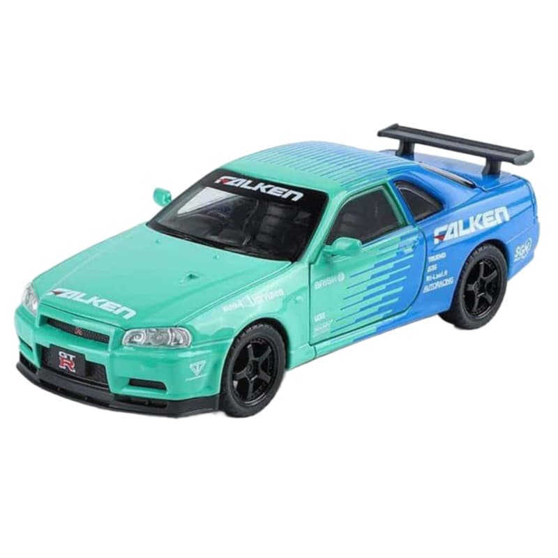 ماکت ماشین ناب سل مدل NISSAN SKYLINE GTR-R34 کد NAB003