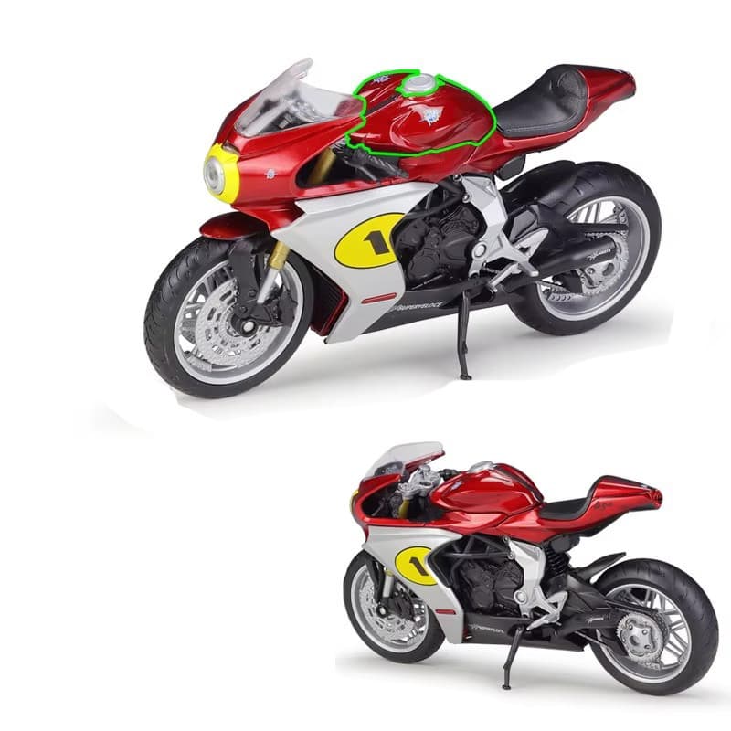 موتور بازی ولی ناب سل مدل MV AGUSTA SUPERVELOCE AGO کد MV19660PW — تصویر ۴