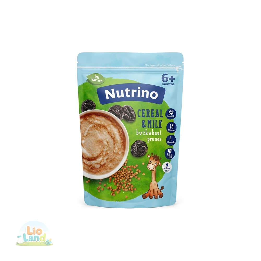 سرلاک بدون شیر نوترینو سمولینا گندم و آلو سیاه Nutrino