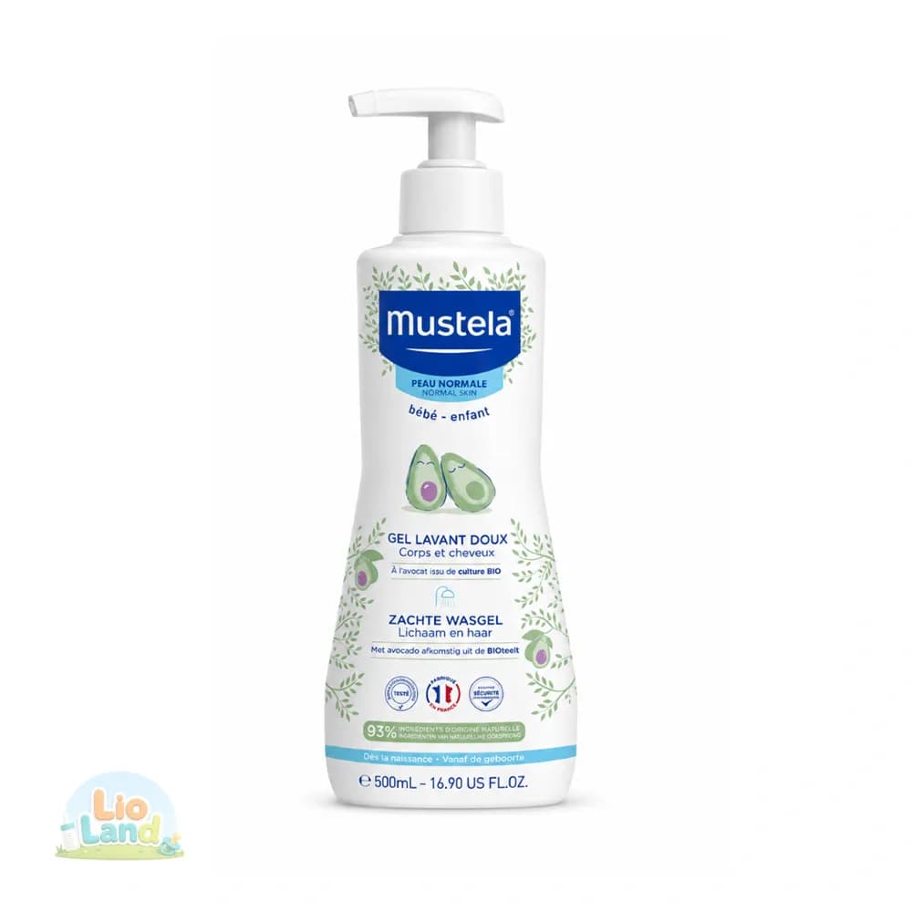 شامپو سر و بدن بچه موستلا mustela