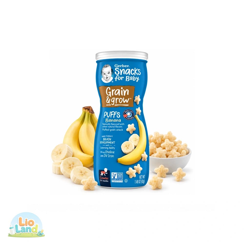 پاف اسنک گربر Gerber طعم موز