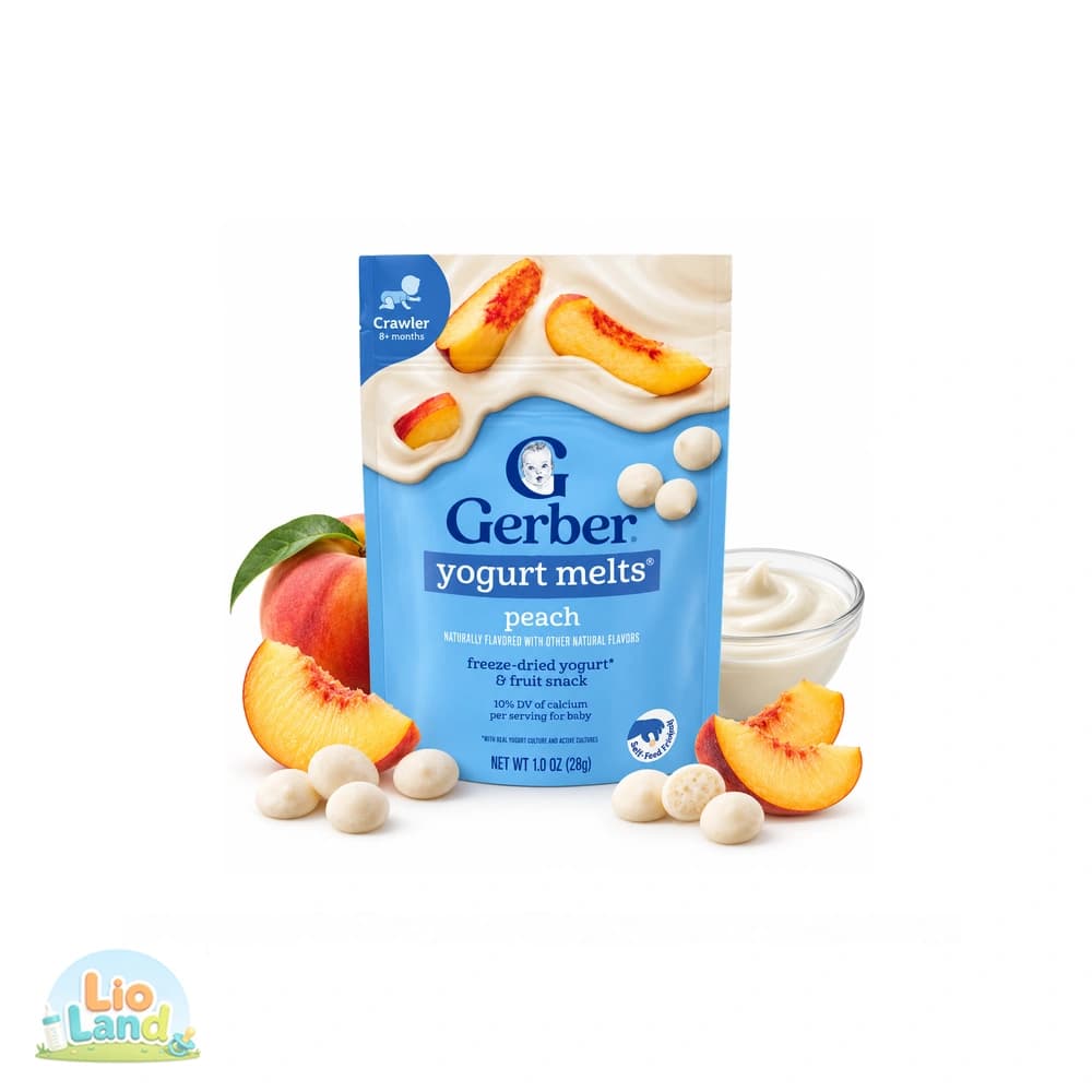 اسنک ماستی گربر Gerber طعم هلو