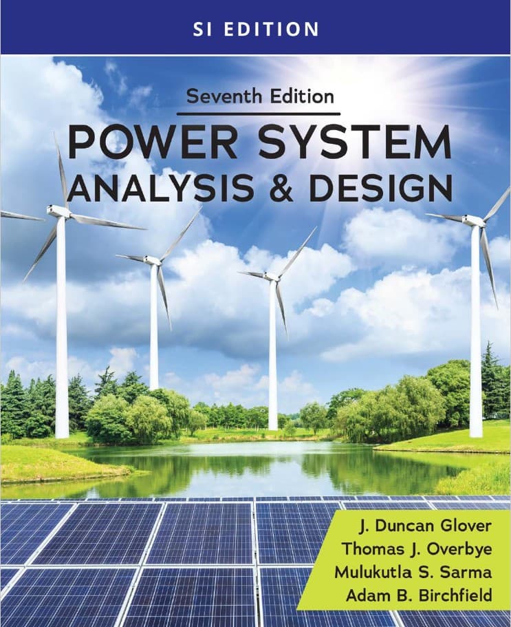 کتاب Power System Analysis and Design, SI Edition 7th Edition