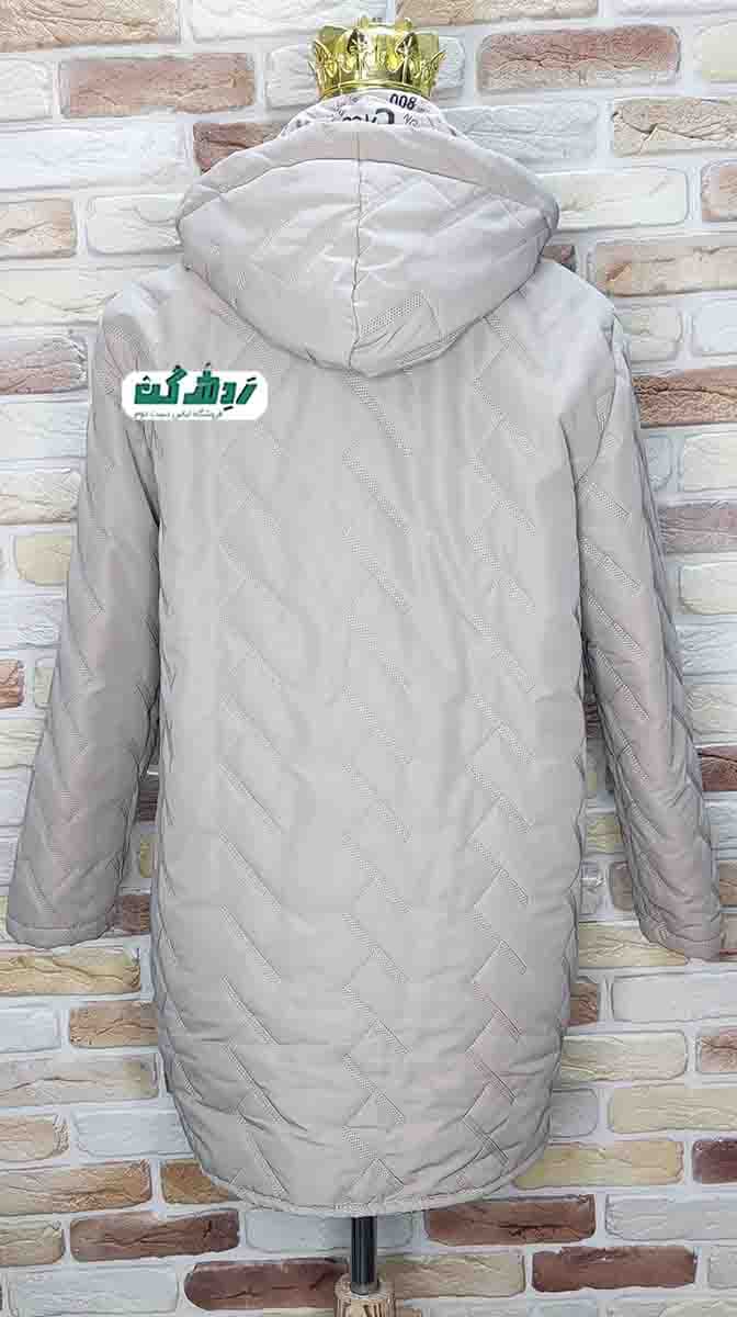کاپشن کلاهدار Massimo Dutti زنانه دست دوم — تصویر ۳