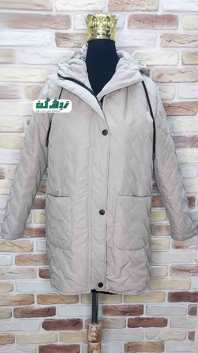 کاپشن کلاهدار Massimo Dutti زنانه دست دوم
